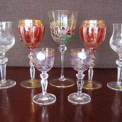 各種装飾ワイングラス
