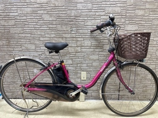 東京23区配達無料　新基準　Panasonic パナソニック　ビビ 6.6Ah電動自転車☆中古☆パナ 5358