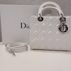 【ネット決済・配送可】Dior レディディオール ミディアム シ...