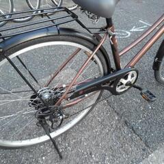 中古自転車2917 27インチ 6段ギヤ LEDオートライト