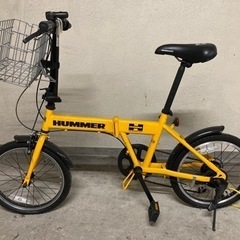 宜しくお願いいたしますHUMMER(ハマー) 折りたたみ式自転車⭐︎八尾市引き取り限定⭐︎