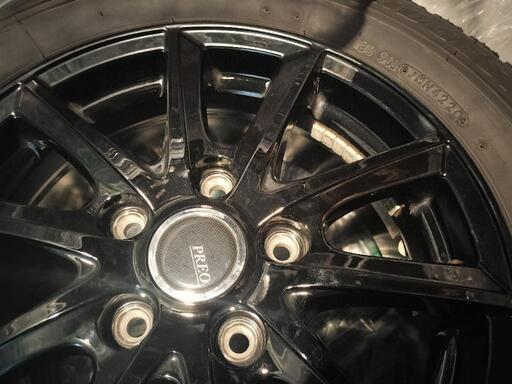 溝9mm VRXスタッドレスタイヤ 195/65 R15 ホイール付4本セット