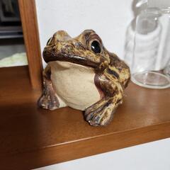 縁起物✨蛙の置き物