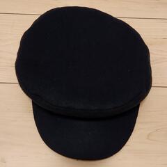 黒いキャスケット帽子を無料でお譲りします