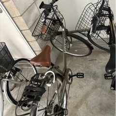 自転車　スマホ置き付