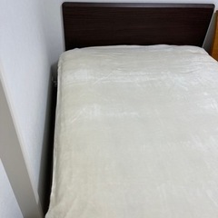 【取引中】セミダブル　ベッド＋マットレス（N-sleep pre...