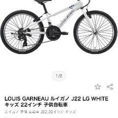 【ネット決済】LOUIS GARNEAU ルイガノ　キッズJ22...