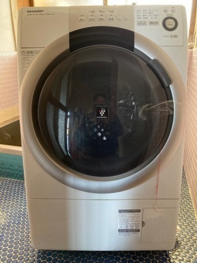 SHARP ドラム式洗濯乾燥機 ES-S70-WL 洗濯7kg 乾燥3.5kg