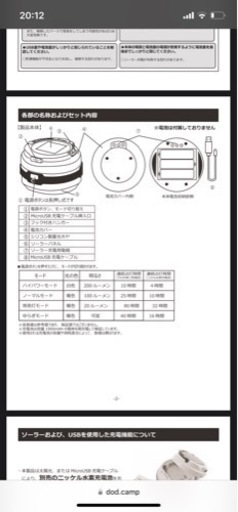 キャンプ用品