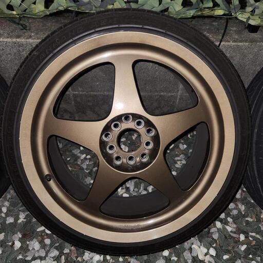 ジャンク品スタンスマジック #280 18inch 8J +45 (佐藤) 瀬谷のタイヤ  