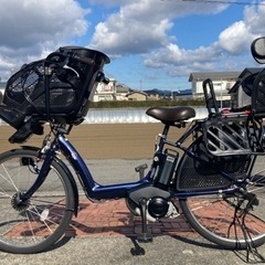 超美品 ヤマハ 子ども乗せ 3人乗り 電動自転車