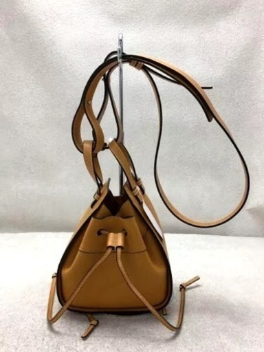 極美品LOEWE ハンモック ミニ オーカー イエロー LOEWE】ロエベ
