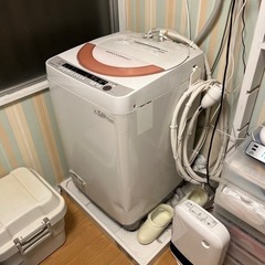 シャープ　洗濯機　6k 