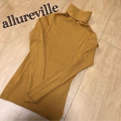 Allureville タートルネックセーター
