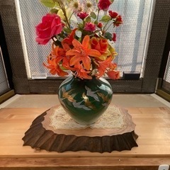 【ネット決済】花瓶と花瓶台セットで！