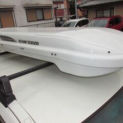 ◎ 美品！。テルッツオ TERZO ルーフボックス ルーフBOX ローライダー コンパクト 330L ロッドホルダのオマケ付き◎