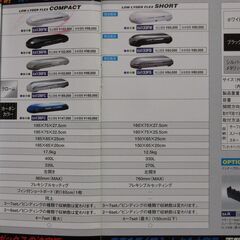 ◎ 美品！。テルッツオ TERZO ルーフボックス ルーフBOX ローライダー コンパクト 330L ロッドホルダのオマケ付き◎