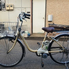 ♦️ET734番 Panasonic END63電動自転車