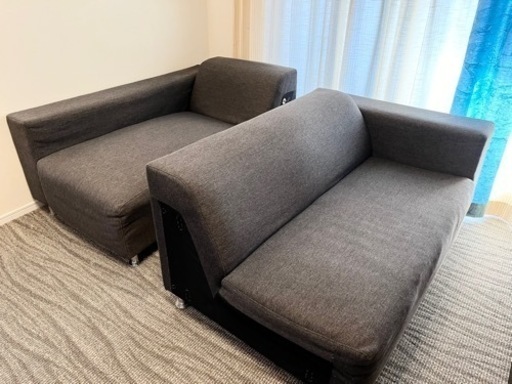 moda en casa L字カウチソファ 3/3】moda en casa ダークブラウン