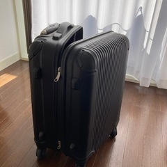 スーツケース 40L 機内込みサイズ ブラック TSAロック対応