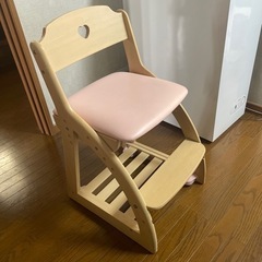 KOIZUMI学習机の椅子　状態良好　ピンク