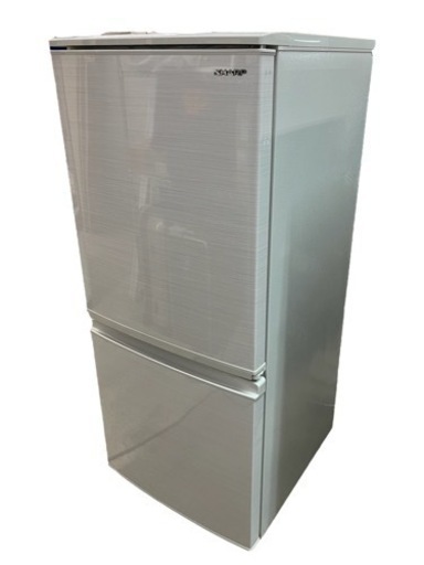NO.1231【2020年製】SHARP シャープ ノンフロン冷凍冷蔵庫 SJ-D14F-W 137L 冷蔵91L 冷凍46L 中古