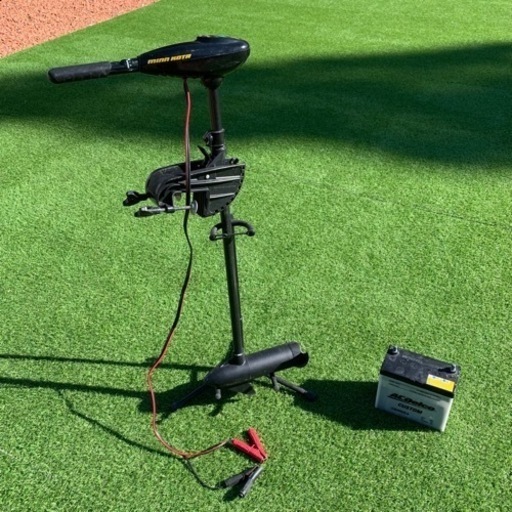 ミンコタ ハンドコン エレキ ENDURA 36 lbs ＋バッテリー ＋スタンド  