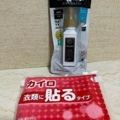 【受け渡し確定】貼るカイロ4枚と除菌消臭ミスト