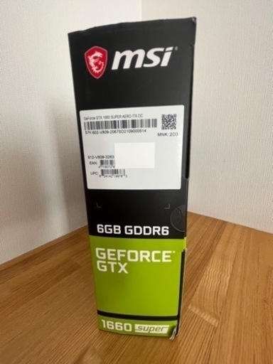 周辺機器 MSI GEFORCE GTX 1660 SUPER AERO ITX OC