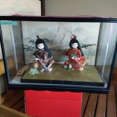 日本人形　釣り