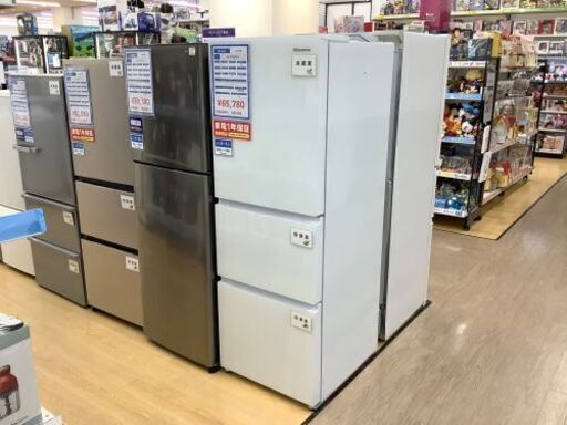 【トレファク イオンモール常滑店】Hisenseの3ドア冷蔵庫です