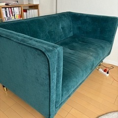 NOCE ソファLUXUR 2人掛け ブルー