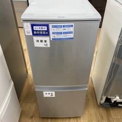 SHARP 2ドア冷蔵庫　SJ-D14C-S 2017年製　【トレファク東大阪】