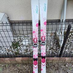 Hart ★スキー板★128cm　　ホワイト＆ピンク
