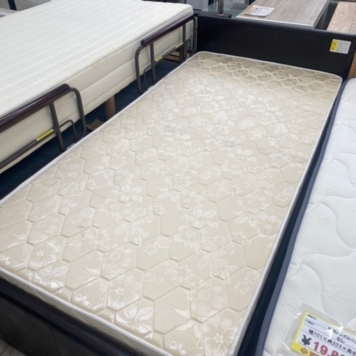 電動 シングルベット マットレス付き