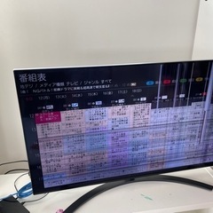 49NANO86JNA 画面ヒビ LGの49型テレビ