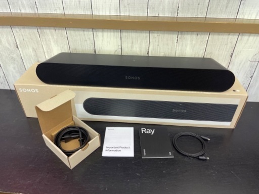 SONOS RAYスピーカー 黒 Amazon.com: Sonos Ray - Compact Soundbar for TV and Music - Black