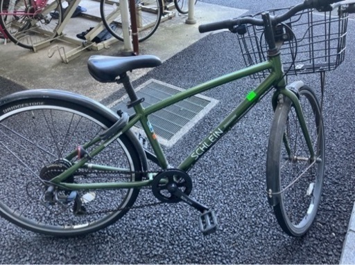 取引中　シュライン　26インチ子供用自転車　かご付き