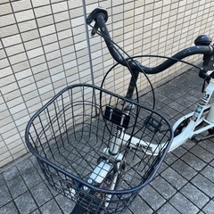 子供乗せ(3人乗り)自転車 ホワイト