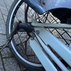 子供乗せ(3人乗り)自転車 ホワイト