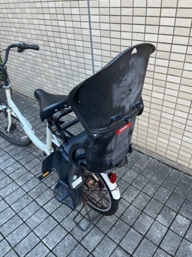 子供乗せ(3人乗り)自転車 ホワイト