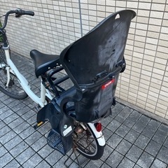 子供乗せ(3人乗り)自転車 ホワイト