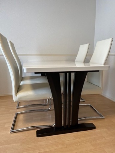 【新品未使用】購入前にコメントお願いします★ダイニングセット★【たのめる便】 急募！激安】家具 ダイニングセット