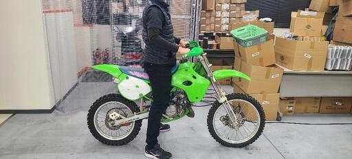 KX80-2　ラージホイル引取限定　サイドスタンド付き