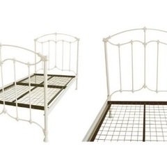 商談中！【ローラアシュレイ】セミダブルベッドフレーム