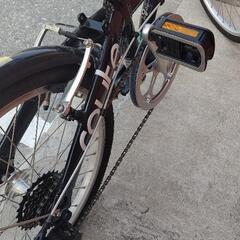 【ダホン】【折りたたみ自転車】【ROUTE】クリーニング済み【管理番号11102】           