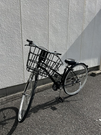 27インチ　ブラック　asahi自転車　6段変速