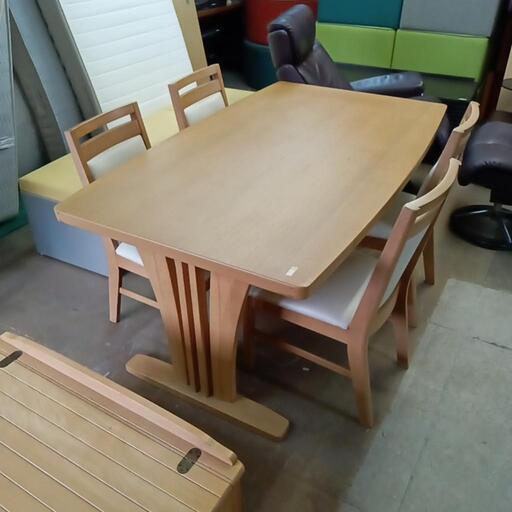 ニトリ ダイニングテーブルセット 4人掛け 横幅150cm 奥行き90 cm 高さ70cm ダイニング 食卓テーブルセット