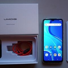 中古美品 simフリースマホ UMIDIGI A7S ブルー/A...