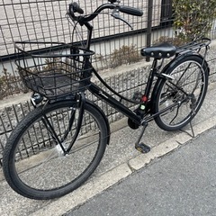 自転車　27インチ　変速付き　SHIMANO 